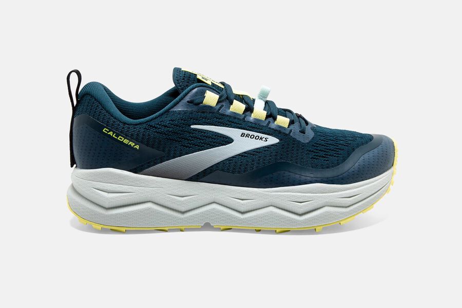 Brooks Caldera 5 Trail Running Shoes - Womens - Navy - QX4829073